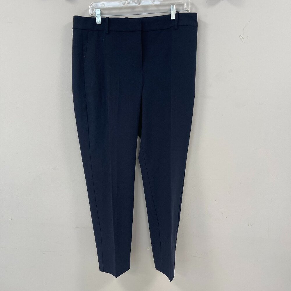 J. Crew Factory Slim cropped Ruby pant in stretch twill - Navy - Size 14 - NWT